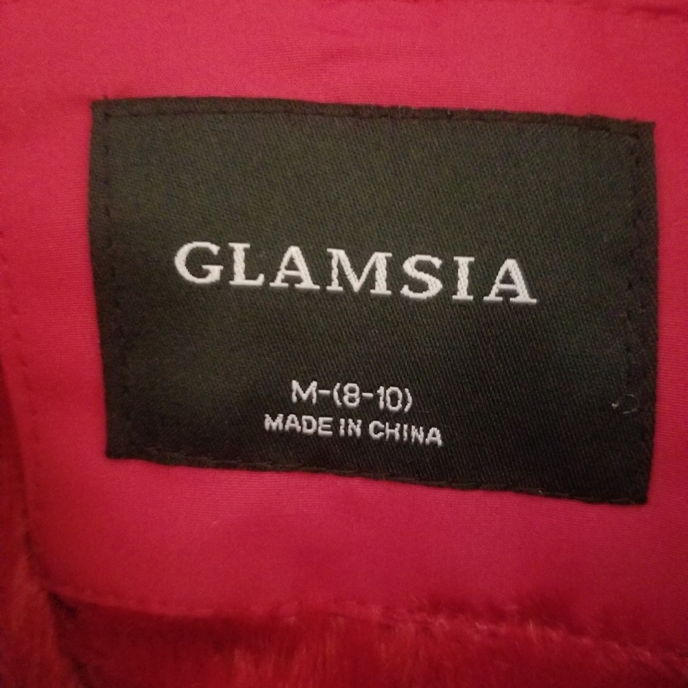 Red jackets faux fur lining girls various sizes - Picture 12 of 15
